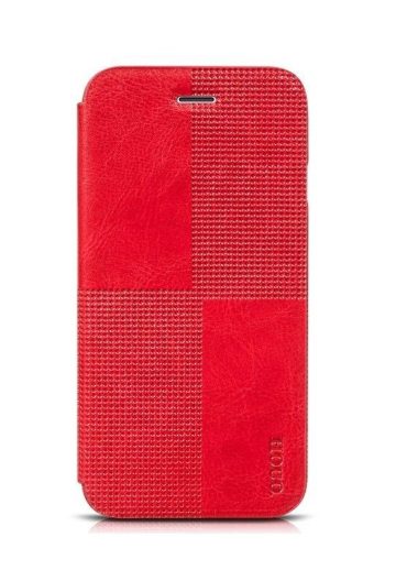 Hoco - Crystal series fashion bőr iPhone 6/6s könyv tok - piros