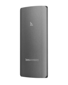   Hoco - UPB04 ívelt alakú power bank 4800 mAh  - acélszürke